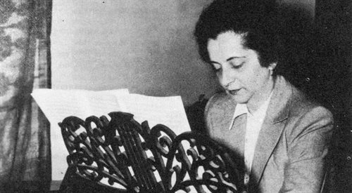 Grażyna Bacewicz - tygodnik Antena z 1949 roku