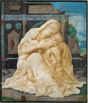 Andrea Mantegna, Matka Boska z Dzieciątkiem, 1491, rysunek tuszem na pergaminie,
kolekcja prywatna
