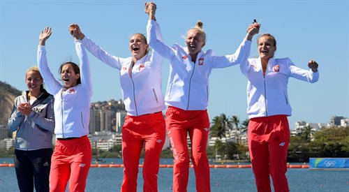 Rio 2016: Polki wywalczyły brązowy medal w wioślarskiej czwórce podwójnej