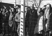 Więźniowie Auschwitz wyzwoleni przez żołnierzy Armii Czerwonej
