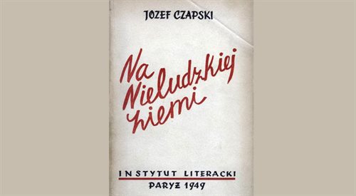 Okładka pierwszego wydania książki Józefa Czapskiego