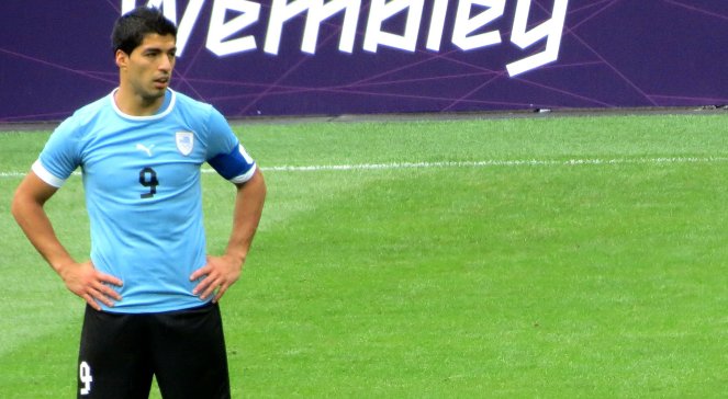 Luis Suarez - piłkarz reprezentacji Urugwaju i FC Barcelona