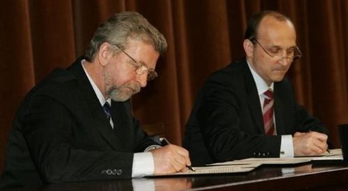 Podpisanie listu intencyjnego ws. programu stypendialnego 30 marca 2006 roku