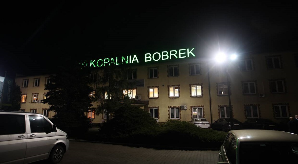 The headquarters of the Bobrek-Piekary mine in the Polish city of Bytom.