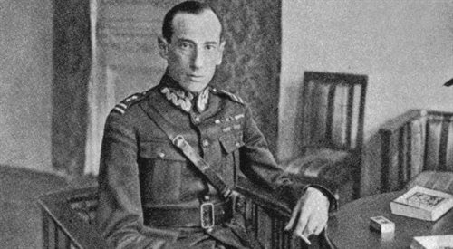 Józef Beck jako szef gabinetu ministra spraw wojskowych w rządzie Józefa Piłsudskiego w roku 1926.