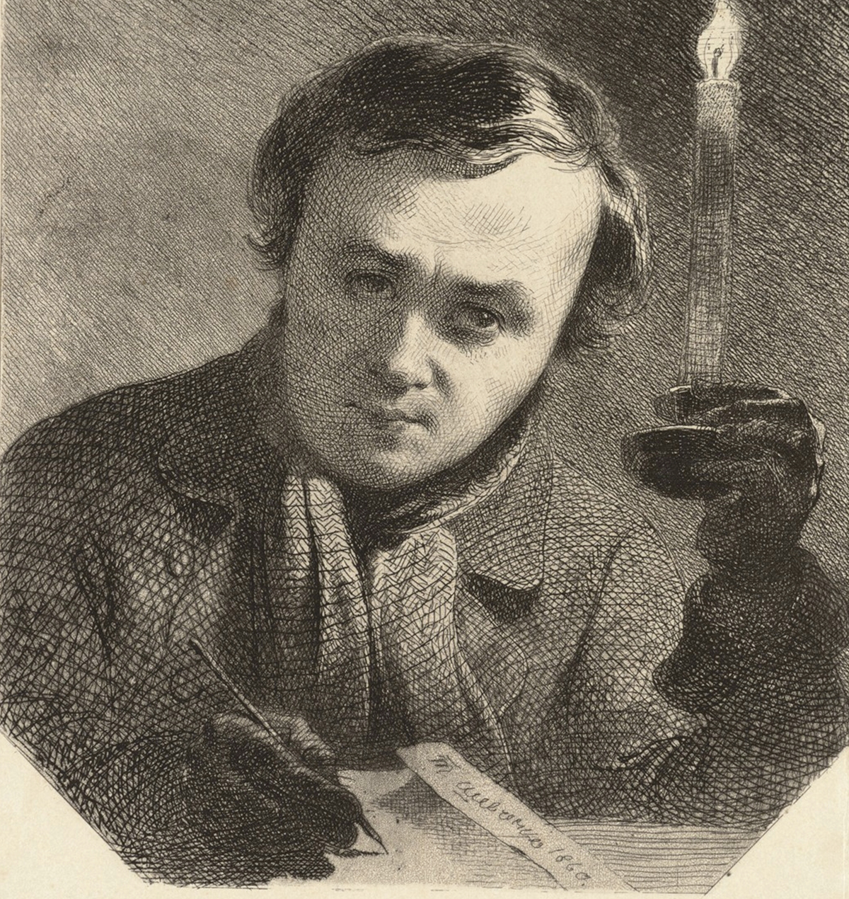 Taras Szewczenko, autoportret. Fot. Wikimedia/domena publiczna 