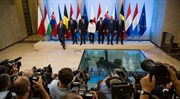 Powitanie premierów państw Grupy Wyszehradzkiej i Beneluksu