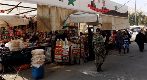 Ulica w Damaszku dzień po ogłoszeniu zawieszenia broni
