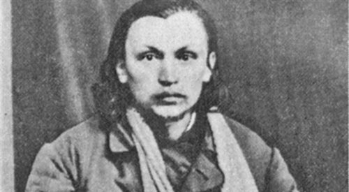 Ksiądz Stanisław Brzóska, zdjęcie na podstawie portretu sprzed 1863 roku