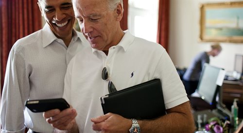 W Białym Domu wiedzą jak wiele znaczy skuteczny marketing polityczny - na zdjęciu prezydent Barack Obama i wiceprezydent Stanów Zjednoczonych Joe Biden
