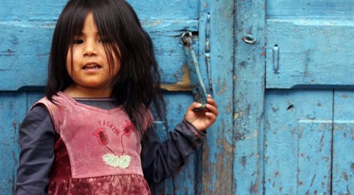 Dziewczynka w Peru