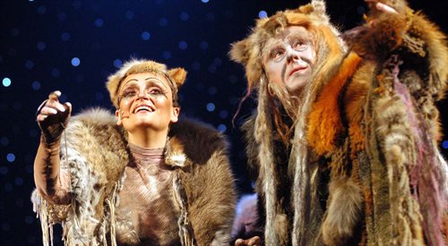 Zdjęcie z musicalu Koty w Teatrze Roma