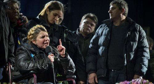 Julia Tymoszenko po opuszczeniu więzienia pojechała na Majdan do Kijowa