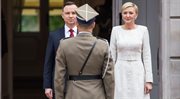 Powitanie łotewskiej pary prezydenckiej