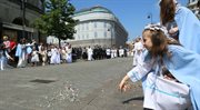 Centralne uroczystości święta Najświętszego Ciała i Krwi Chrystusa w Warszawie.