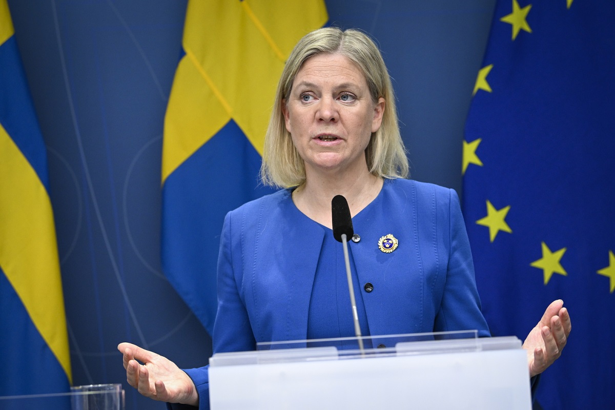 Swedish Prime Minister Magdalena Andersson