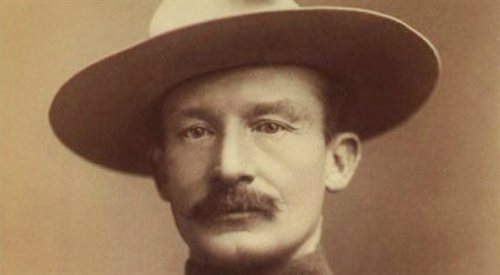 Robert Baden-Powell w 1896 roku