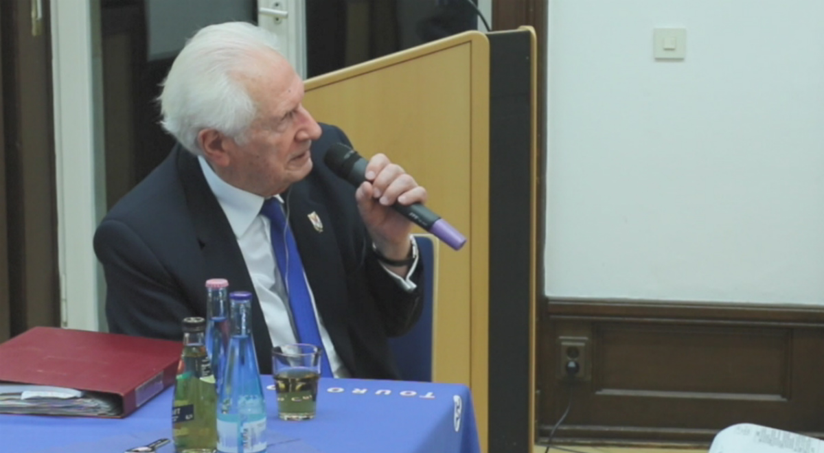 Stanisław Zalewski podczas wykładu w Berlinie  Foto: Bartłomiej Makowski/Polskie Radio