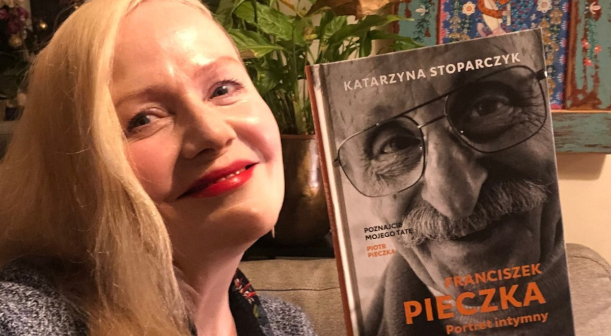 Katarzyna Stoparczyk prezentuje książkę "Franciszek Pieczka. Portret intymny"