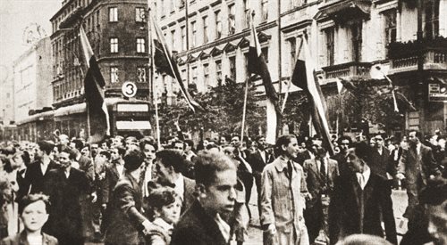 Manifestacja po wypowiedzeniu wojny III Rzeszy przez Wielką Brytanię i Francję