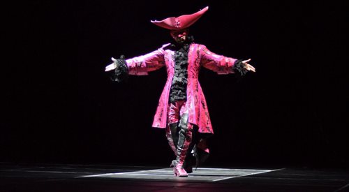 Mariusz Godlewski jako Don Giovanni podczas próby na scenie Opery Wrocławskiej, 27.05.2016