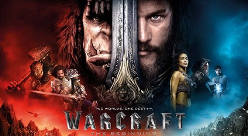Plakat promujący film Warcraft. Początek