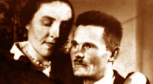 Józef Ulma z żoną Wiktorią