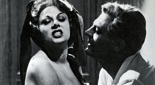 kadr z filmu Osiem i pół Federico Felliniego