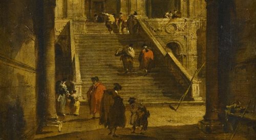 Obraz Schody Pałacowe Francesco Guardiego