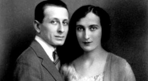 Aleksander Tansman z Anną Eleonorą Brociner, lata 20. XX w.