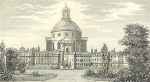 Kościół ewangelicki w Warszawie (1839), źr. British Library HMNTS 10291.f.9, Wikimedia Commonsdp