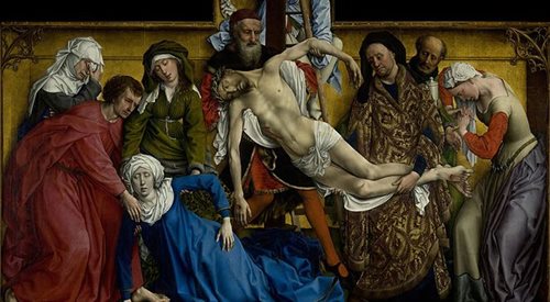 Rogier van der Weyden Zdjęcie z krzyża (fragm.)