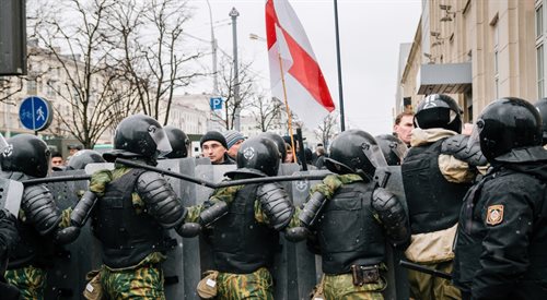 Manifestacja w Mińsku, 25 marca 2017 roku
