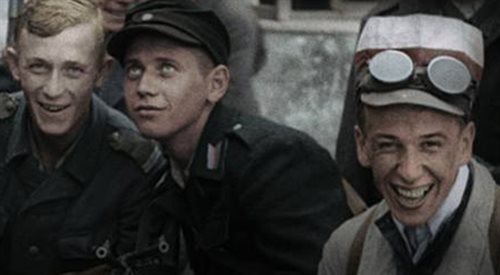 Kadr z filmu Powstanie Warszawskie