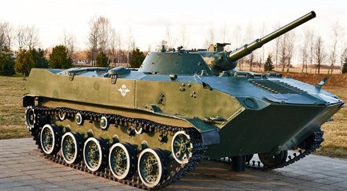 Mohylew na Białorusi: pojazd BMP-1P