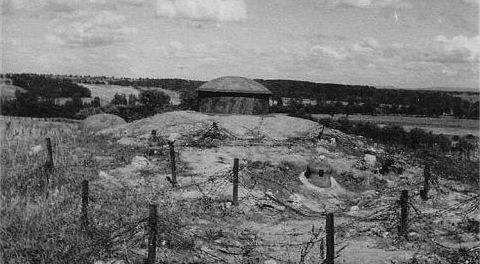 Fortyfikacje Linii Maginota w 1940 roku fot. Wikimedia Commons.
