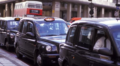 Londyńskie taksówki