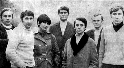 Polski zespół rhythmbluesowy Polanie, kwiecień 1968