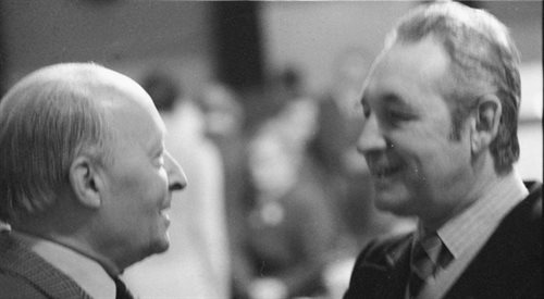 Witold Lutosławski i Andrzej Wajda, Niezależny Kongres Kultury Polskiej, 1981