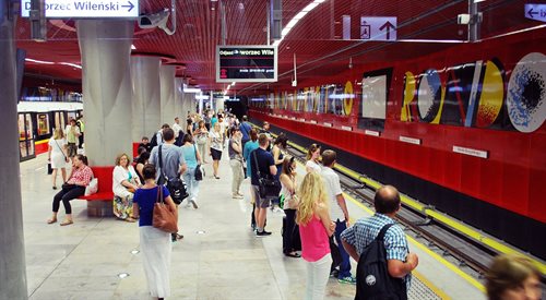 Warszawskie metro, zdjęcie ilustracyjne
