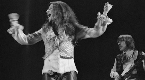 Janis Joplin i Big Brother  the Holding Company na koncercie w Concertgebouw w Amsterdamie w 1969 roku