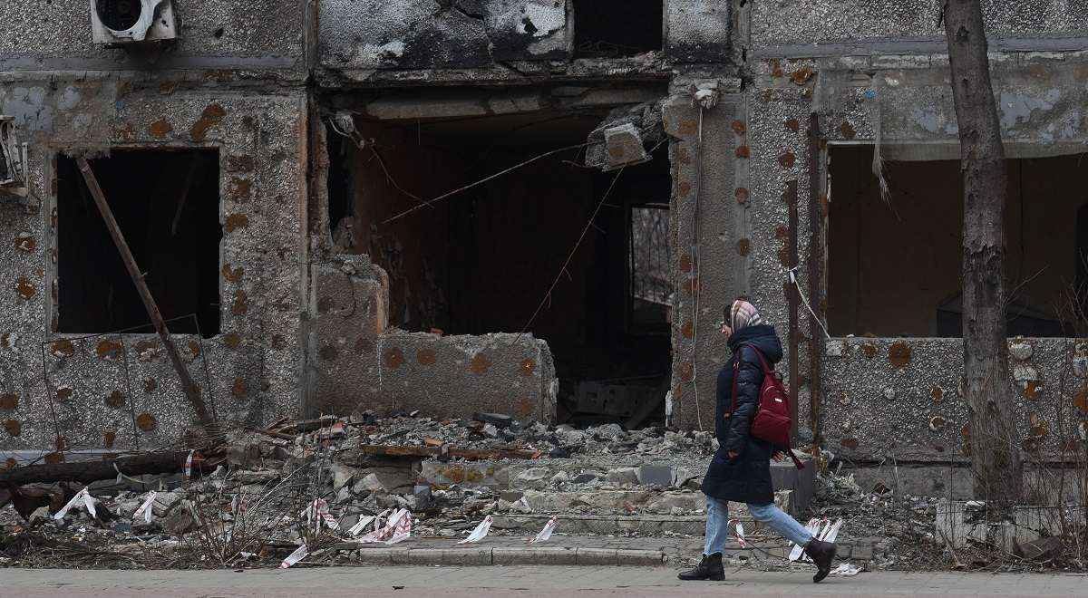 Mariupol został doszczętnie zniszczony przez rosyjskich najeźdźców