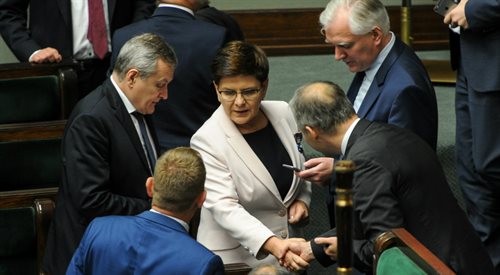 Premier Beata Szydło zapowiedziała zmianę szefów niektórych resortów