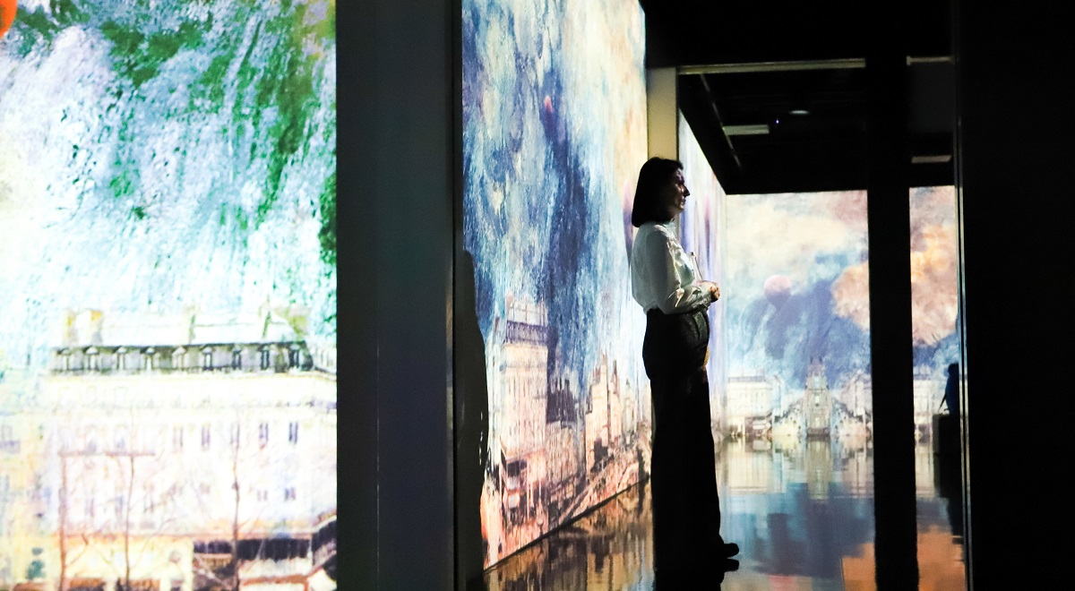 Wystawa "Immersive Monet & The Impressionists" w warszawskiej Fabryce Norblina 