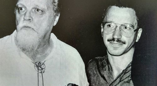 Lou Harrison i Keith Jarrett. Zdjęcie z książeczki dołączonej do płyty wytwórni New World Records z muzyką Harrisona w wykonaniu Jarretta