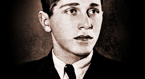 Tadeusz Gajcy na fotogragii sprzed 1940 r.