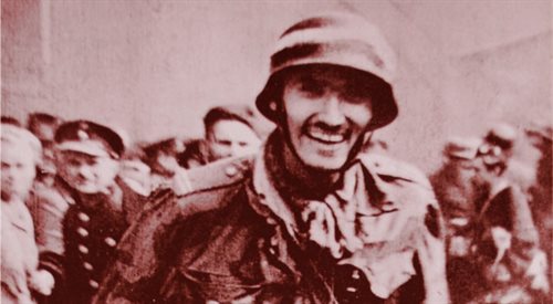 Witold Kieżun po zdobyciu Komendy Głównej Policji (23 sierpnia 1944 r.)