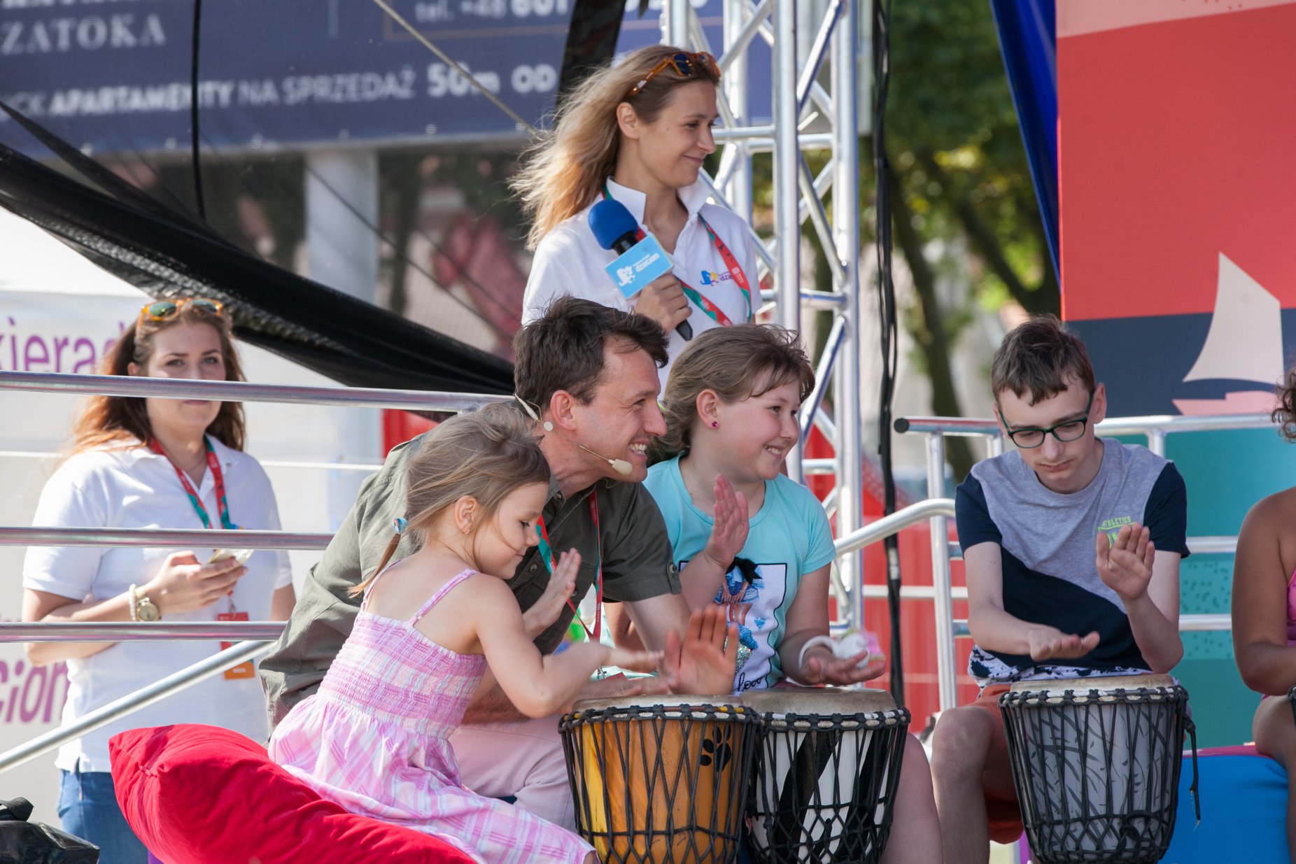 Strefa familijna "Lato z Radiem Festiwal" łączy małych i dużych