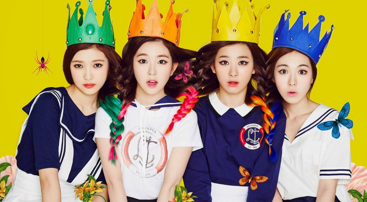 Dziewczyny z Red Velvet zadebiutowały w sierpniu 2014 piosenką Happiness. Nazwa ich zespołu symbolizuje kobiecy seksapil oraz delikatność