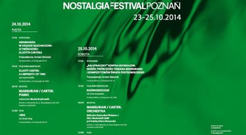 Nostalgia Festival Poznań 2014 - dialog dwóch kultur muzycznych 